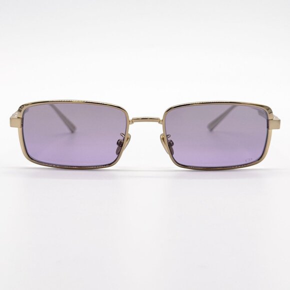 NEW DIOR DIORCANNAGE S2U C0G6 SUNGLASSES UNISEX GOLD/PURPLE EYEWEAR - Picture 4 of 8